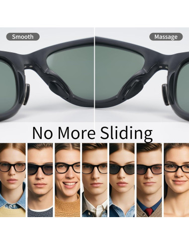 Accesorios para Gafas Inteligentes Ray-Ban Meta Wayfarer - 4 Almohadillas, Cordón y Soporte