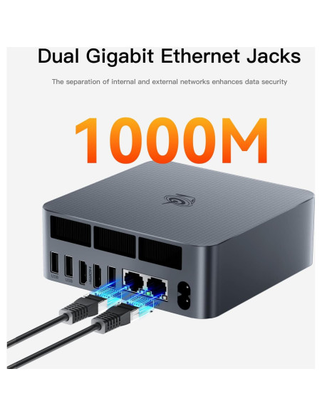 Mini PC Beelink EQR5, AMD Ryzen 5 5650U, 8GB RAM, 500GB SSD