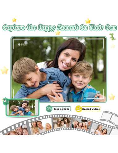 Teléfono Juguete TOPI D5 para Niños con Cámara y 200 Juegos