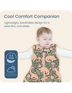 Saco de Sueño para Bebés 0-6 Meses TotBasic, Paquete de 2 2