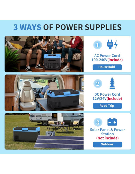 Refrigerador Portátil Tecnolove 20L - Enfriamiento Rápido - Azul Refrigerador Portátil Tecnolove 20L - Enfriamiento Rápido - Azul