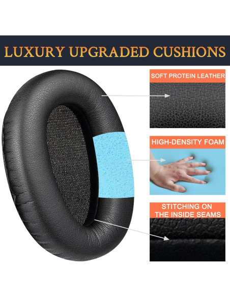 Almohadillas de Reemplazo SOULWIT para Auriculares Sony WH-CH700N