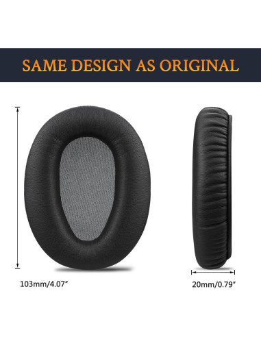 Almohadillas de Reemplazo SOULWIT para Auriculares Sony WH-CH700N