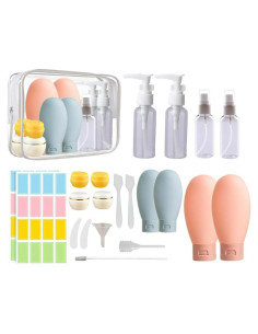 21 Botellas de Aseo Recargables NAICHA a Prueba de Fugas