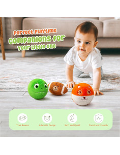 Conjunto de 3 Pelotas Suaves VangeBow para Niños 1-5 Años 2