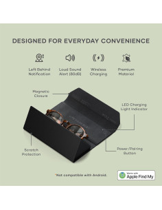 Estuche para Gafas Inteligentes Satechi FindAll Plegable Negro 2