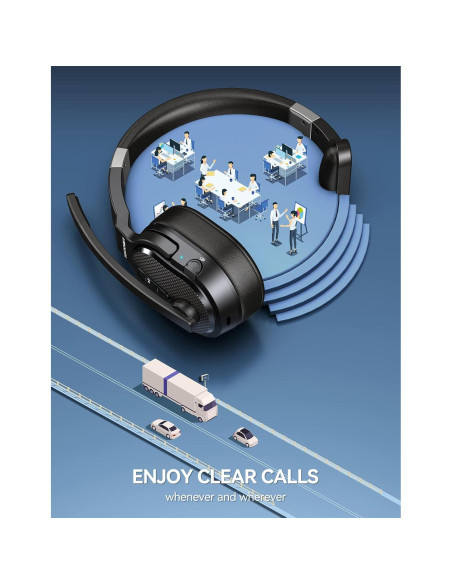 Auriculares Inalámbricos TECKNET TK-HS005 con Cancelación de Ruido