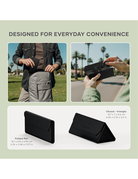 Estuche para Gafas Inteligentes Satechi FindAll Plegable Negro