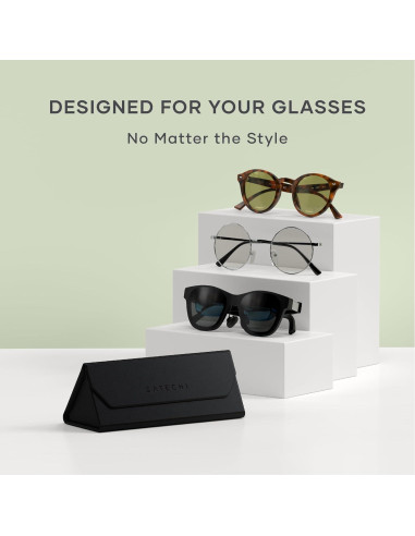 Estuche para Gafas Inteligentes Satechi FindAll Plegable Negro