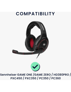 Almohadillas de Reemplazo KW-Mobile para Auriculares Sennheiser 2