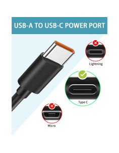 Cable de carga rápida USB-C 1m FEIYIU para auriculares y altavoces 2