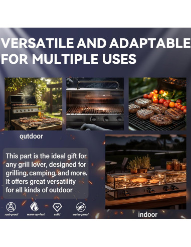 4 PC Quemadores de Acero Inoxidable 304 para Parrillas de Gas