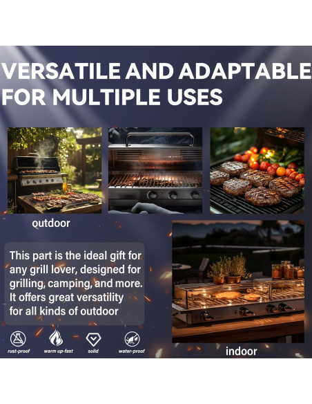 4 PC Quemadores de Acero Inoxidable 304 para Parrillas de Gas