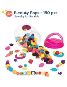 Kit de Joyería B. toys Pop-Arty 150 Piezas para Niños 2
