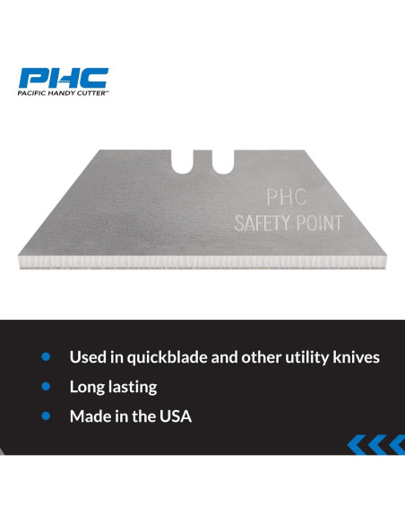 Cuchilla de seguridad Pacific Handy Cutter SPS92 - Caja de 100