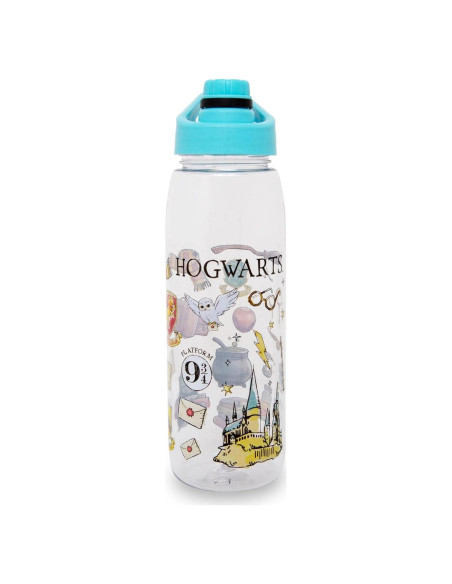 Botella de Agua de Plástico Silver Buffalo Harry Potter 0.83L