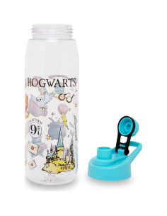 Botella de Agua de Plástico Silver Buffalo Harry Potter 0.83L 2