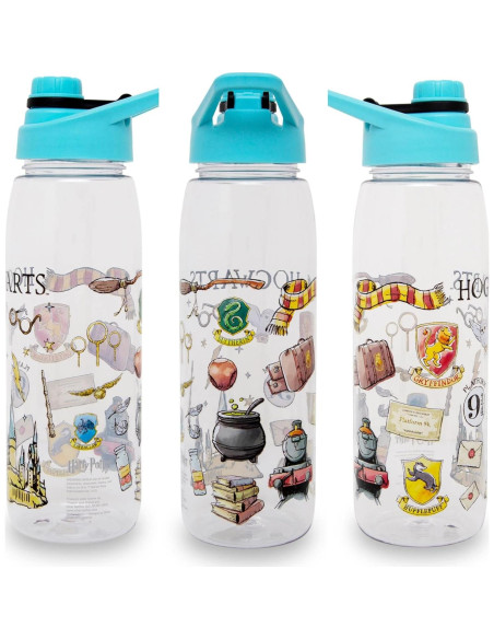 Botella de Agua de Plástico Silver Buffalo Harry Potter 0.83L
