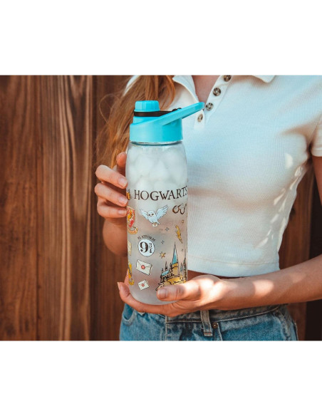Botella de Agua de Plástico Silver Buffalo Harry Potter 0.83L