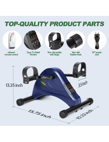 Bicicleta de Ejercicio Eléctrica HOMGIM Mini para Rehabilitación