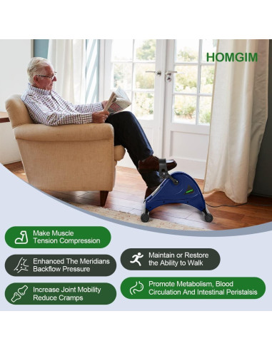 Bicicleta de Ejercicio Eléctrica HOMGIM Mini para Rehabilitación