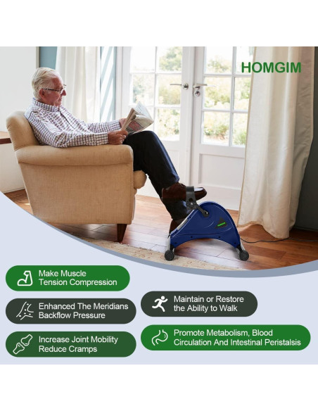 Bicicleta de Ejercicio Eléctrica HOMGIM Mini para Rehabilitación