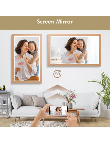 Marco de Foto Digital 21.5" FULLJA WiFi 32GB Control Remoto