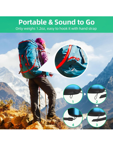 Altavoces Bluetooth Portátiles SEVENKA 2 Mini 3W Azul