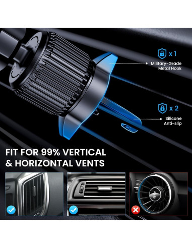 Transmisor FM Bluetooth MagSafe Magift con Cargador 15W