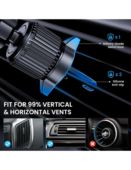 Transmisor FM Bluetooth MagSafe Magift con Cargador 15W