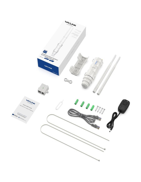 Extensor de WiFi Exterior WAVLINK 570HA1, IP67, 300Mbps
