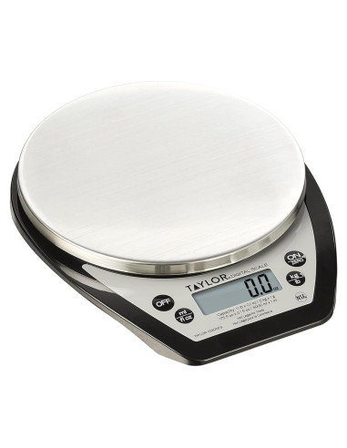 Báscula Digital Compacta Taylor 1020NFS 5 kg Acero Inoxidable