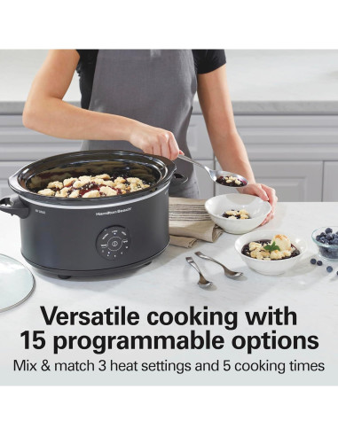 Olla de Cocción Lenta Hamilton Beach 6 Cuartos 15 Opciones