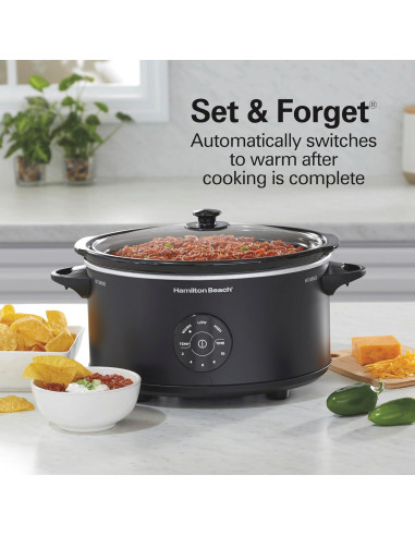 Olla de Cocción Lenta Hamilton Beach 6 Cuartos 15 Opciones