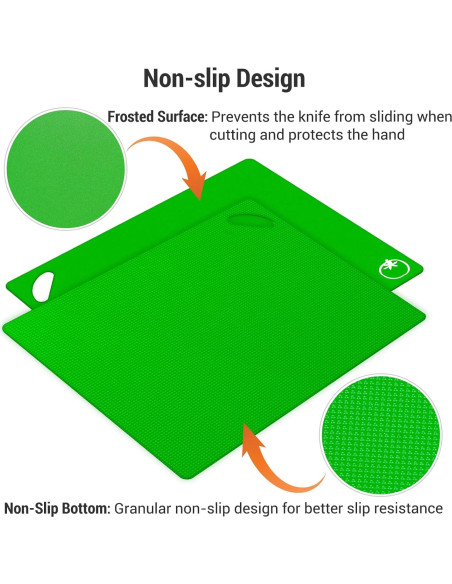 Juego de 6 Tablas de Cortar ZSTVIVA Antideslizantes 38x30 cm Juego de 6 Tablas de Cortar ZSTVIVA Antideslizantes 38x30 cm
