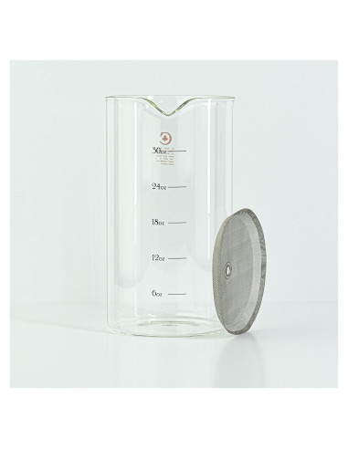 Cristal de Repuesto para Prensa Francesa Cafe Crush Club 1L