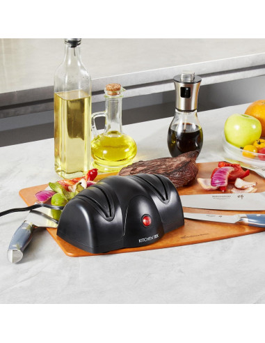 Afilador de cuchillos eléctrico Kitchen Tek 2 etapas 19 cm