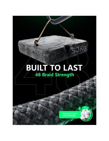 Cable USB-C a USB-C LISEN 240W 2m con Clips de Cable