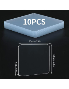 Cinta Adhesiva Doble Cara ZOMPAGO 10PCS 6.1cm Impermeable 2