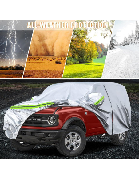 Cubierta de Coche Impermeable Sportuli para Ford Bronco 2 Puertas