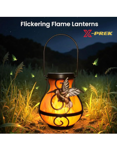 Linternas Solares Colgantes X-PREK 2 Pack Impermeables Jardín 2