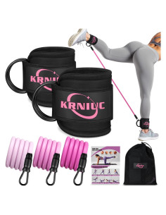 Bandas de Resistencia para Tobillos KRNIUC - 3 Niveles de Resistencia