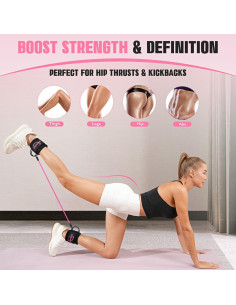 Bandas de Resistencia para Tobillos KRNIUC - 3 Niveles de Resistencia 2