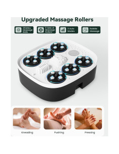 Masajeador de pies Snailax SL-548 con calor y control remoto 2