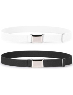 Cinturón Elástico Ajustable para Niños JASGOOD - 2 Piezas 2