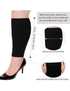 3 Pares Calcetines de Compresión XXL 20-30 mmHg Syhood 2