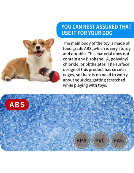 Juguete Dispensador de Golosinas para Perros Hurray - Bola de Comida Lenta Ajustable