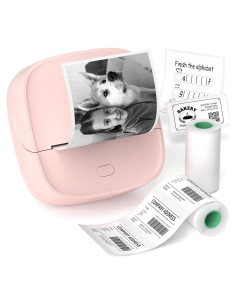 Impresora Térmica Mini Portátil Gloryang JD-23 Rosa Bluetooth