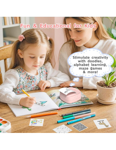 Impresora Térmica Mini Portátil Gloryang JD-23 Rosa Bluetooth