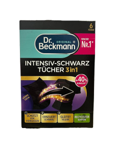 Paños Cuidado Color Dr. Beckmann 6 Unidades para Ropa Negra